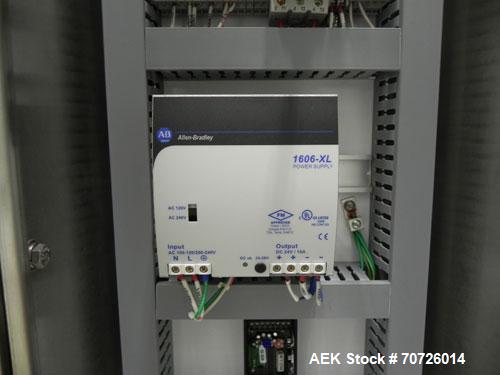 Used Alpha (All-Fill) Model CW-10 Checkweigher. Capable of speeds up to 300 packages per minute. Can handle package weights up to 10 lbs with dimensions up to 15" (long) X 10" (wide). Is rated with a...