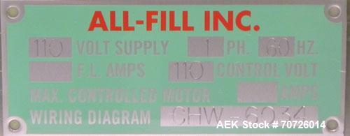 Used Alpha (All-Fill) Model CW-10 Checkweigher. Capable of speeds up to 300 packages per minute. Can handle package weights up to 10 lbs with dimensions up to 15" (long) X 10" (wide). Is rated with a...