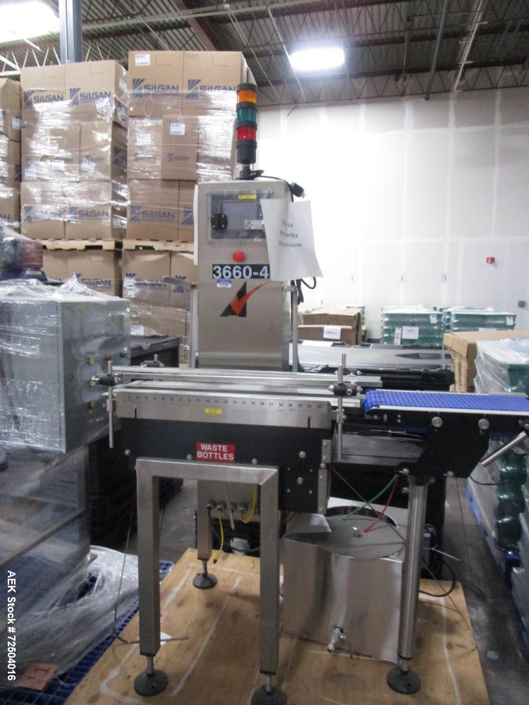 Used-Alpha (All-Fill) Model CW-10 Checkweigher.
