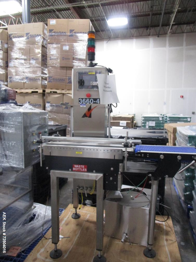 Used Alpha (All-Fill) Model CW-10 Checkweigher.