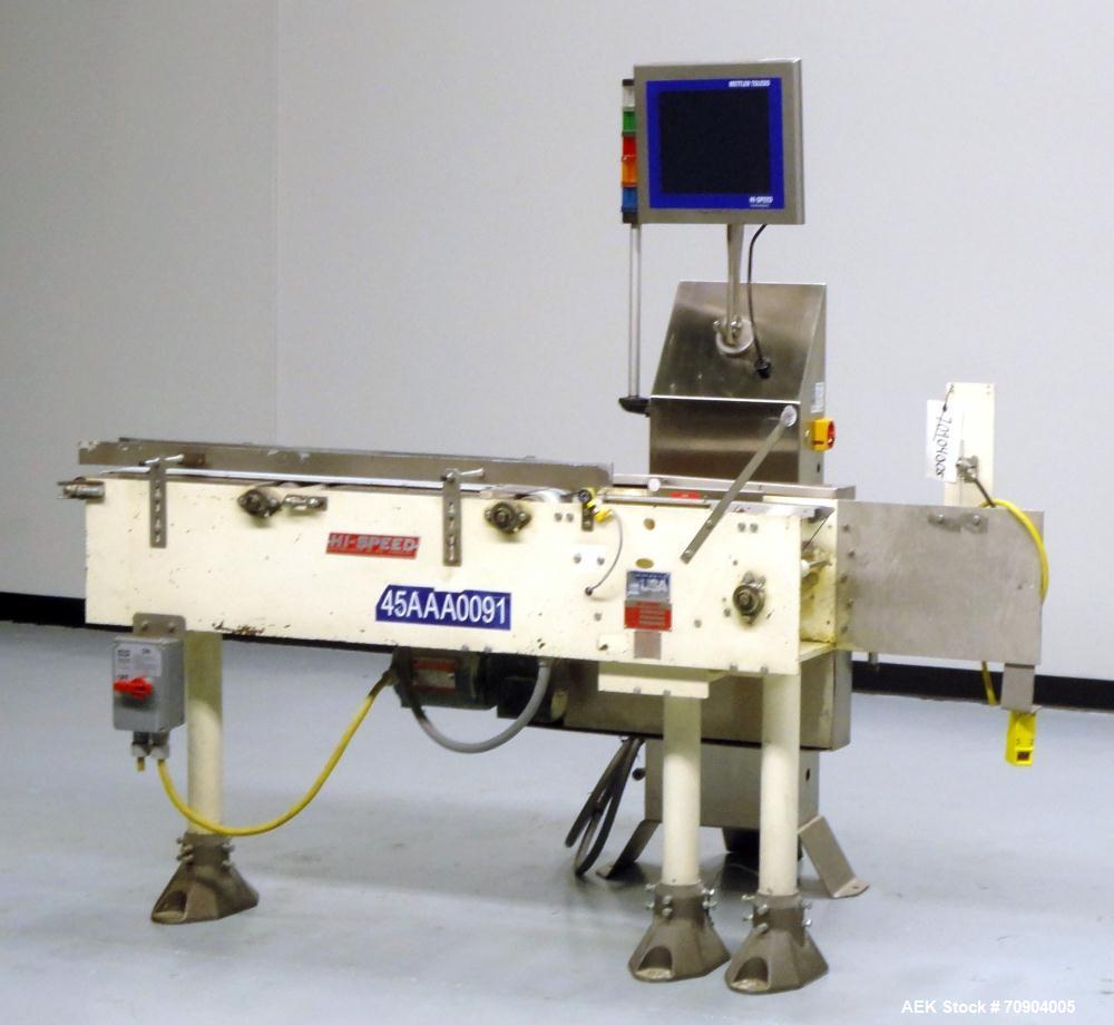 Used Mettler Toledo Hi-Speed Checkweigher, Model CM6500CR-MM