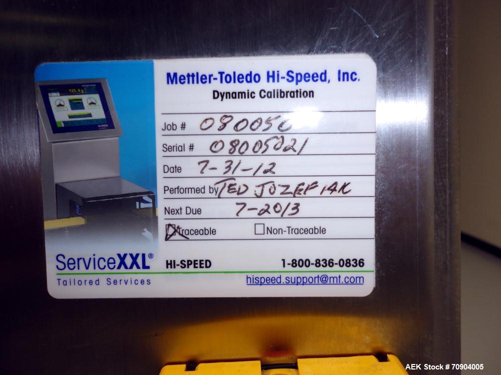 Used Mettler Toledo Hi-Speed Checkweigher, Model CM6500CR-MM