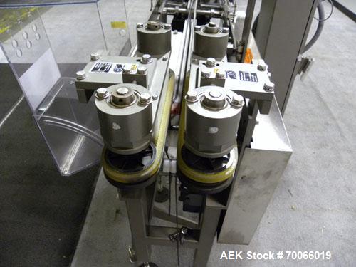 Used Mettler Toledo Hi-Speed Micromate Checkweigher, Model CM6300GI-MM. Accuracy from +/- 100 mg. Containers up to 450 cpm, size range: diameter 2-1/2’’ to 10’’, height depends on stability. Equipped...