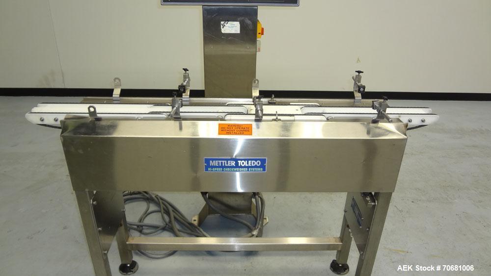 Used Mettler Toledo CM9400 Hi-Speed Canweigh Checkweigher, Model CM9400SH-CM
