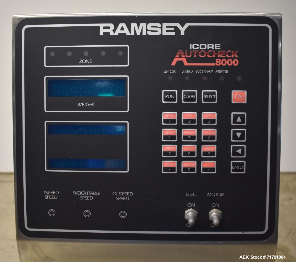 Used- Ramsey Icore AC8000 Checkweigher