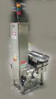 Used Alpha (All-Fill) Model CW-10 Checkweigher. Capable of speeds up to 300 packages per minute. Can handle package weights up to 10 lbs with dimensions up to 15