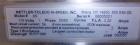 Used Mettler Toledo Hi-Speed Checkweigher, Model CM6500CR-MM