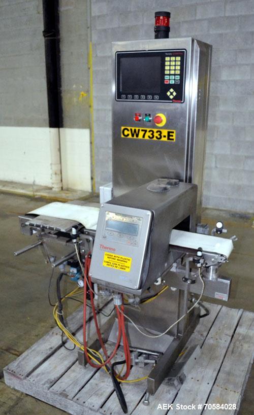 Used Thermo Electron Metal Detector/ Check Weigher Combo.