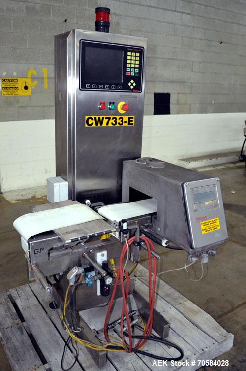 Used Thermo Electron Metal Detector/ Check Weigher Combo.