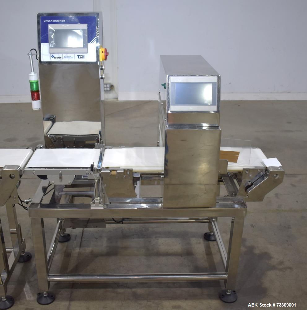 TDI Packsys Model IMC-230S Techik Combination Metal Detector and Checkweigher