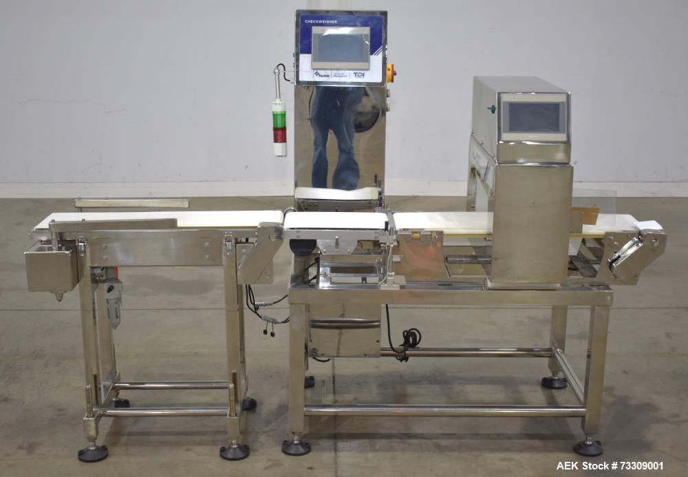 TDI Packsys Model IMC-230S Techik Combination Metal Detector and Checkweigher