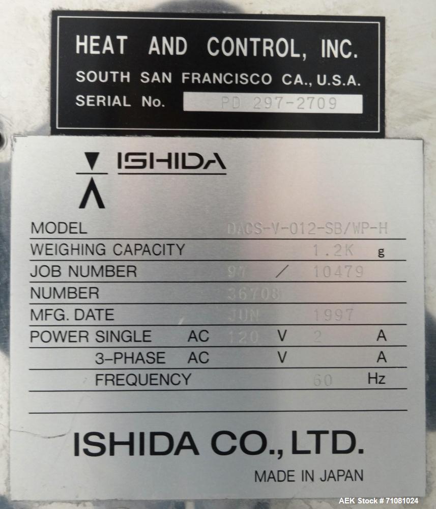 Used Goring Kerr - Ishida Combination Metal Detector Checkweigher.