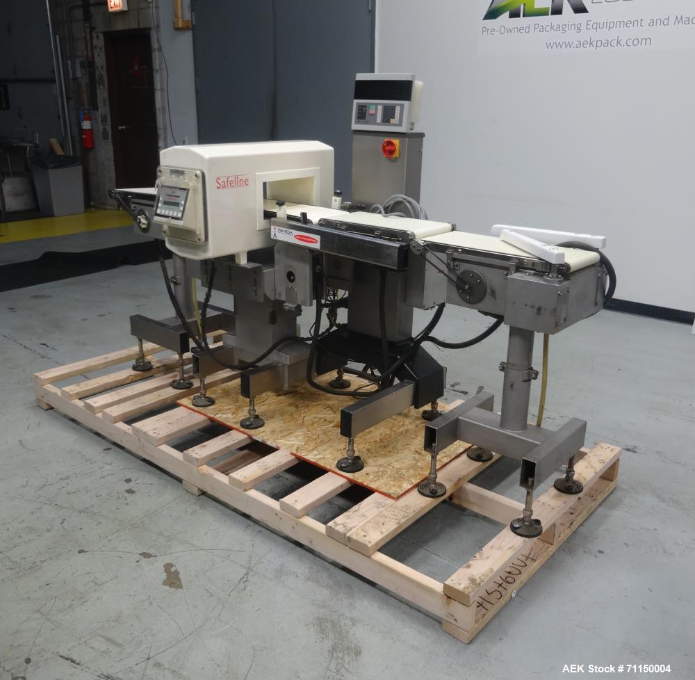 Used Safeline Metal Detector Ishida Checkweigher-Metal Combination Unit