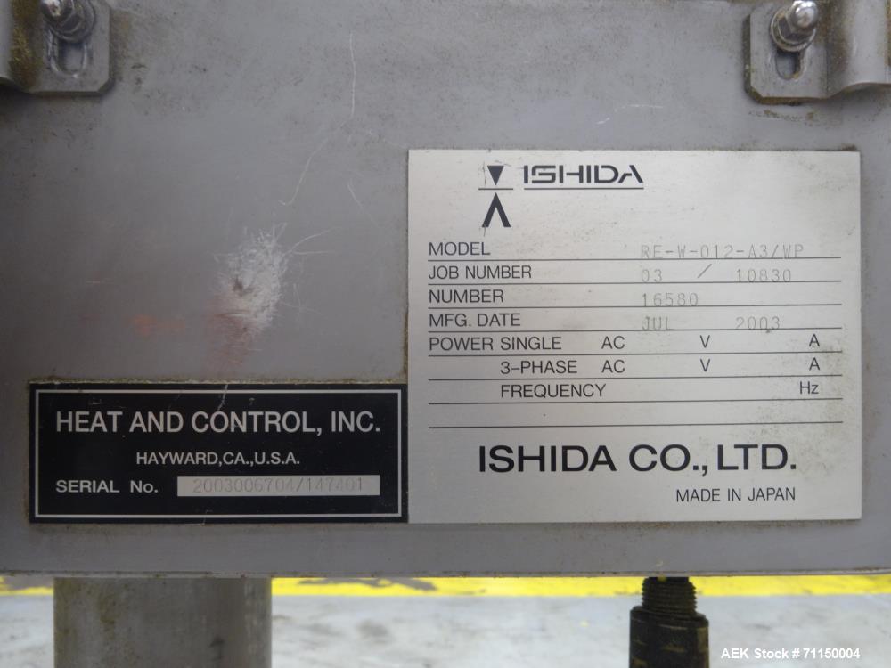 Used Safeline Metal Detector Ishida Checkweigher-Metal Combination Unit