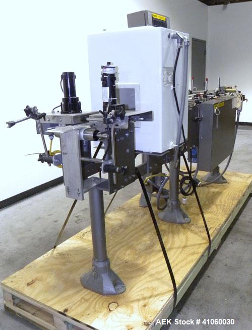 Used Mettler-Toledo Hi-Speed Checkweigher / Metal Detector combination, , Model CM60MM-BT, Serial #10518. Capacity 50 pounds, last running 1661 gram containers at 20 to 60 pieces per minute. (2) Sile...