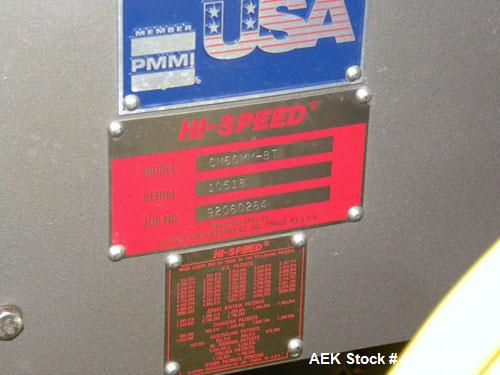 Used Mettler-Toledo Hi-Speed Checkweigher / Metal Detector combination, , Model CM60MM-BT, Serial #10518. Capacity 50 pounds, last running 1661 gram containers at 20 to 60 pieces per minute. (2) Sile...
