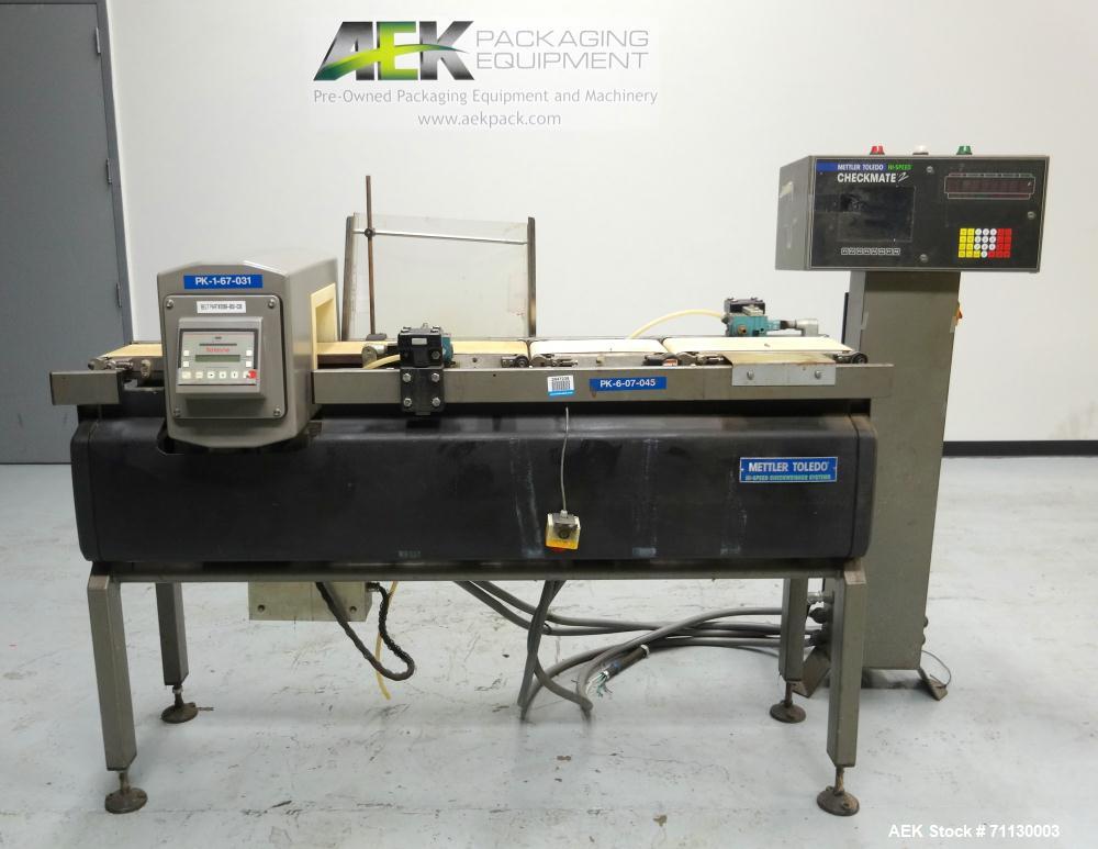Used Mettler-Toledo Model Checkmate2 Combination Checkweigher