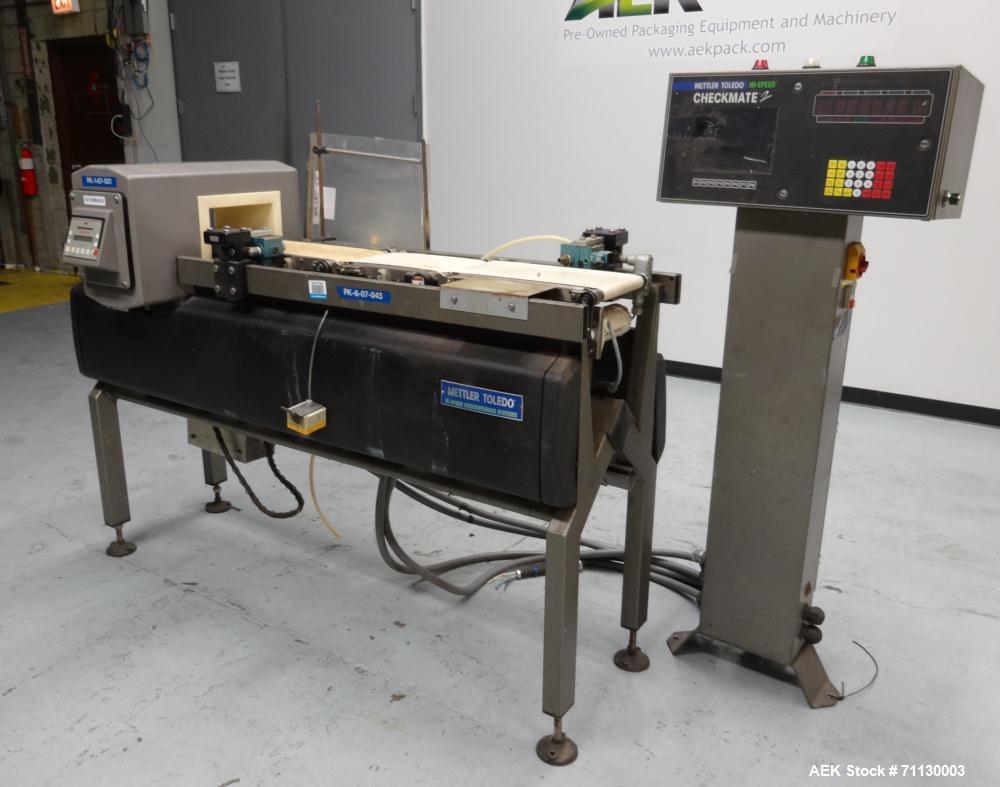 Used Mettler-Toledo Model Checkmate2 Combination Checkweigher