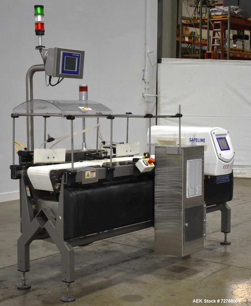 Used- Mettler-Toledo Safeline Hi-Speed Model XE Combination Metal Detector and Checkweigher. Capable of speeds up to 500 pac...