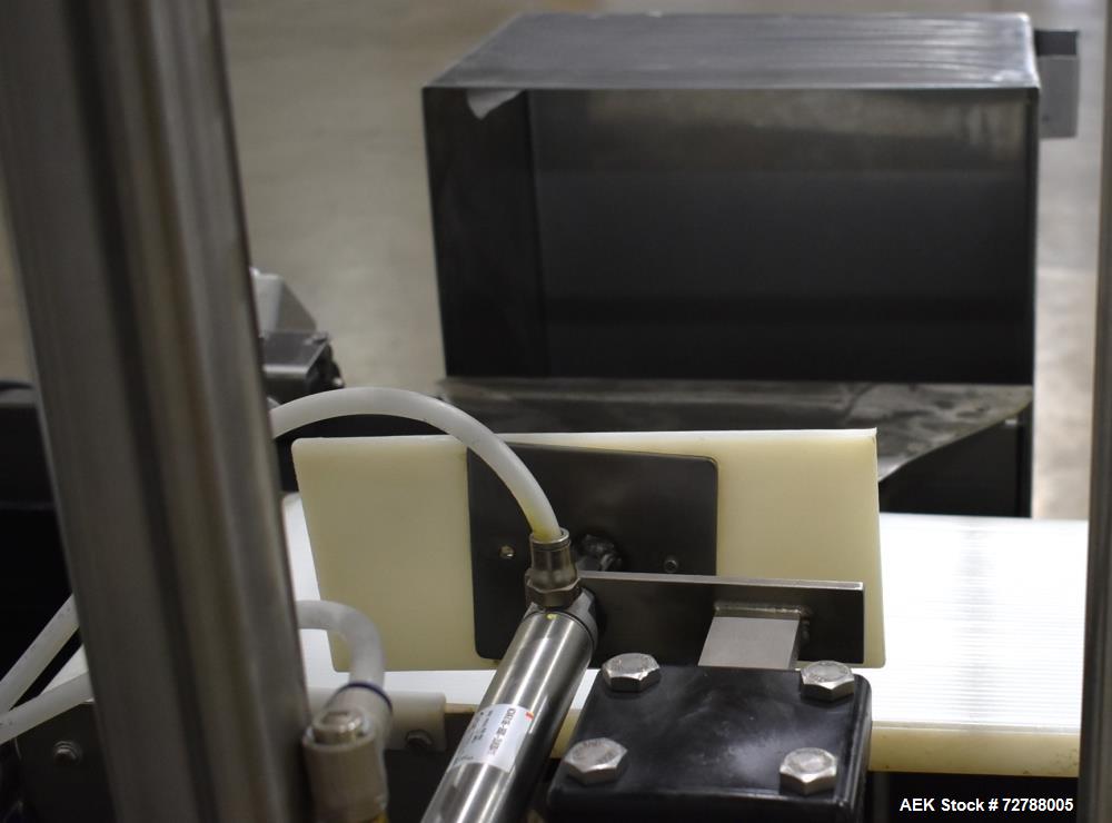 Used Mettler-Toledo Safeline Hi-Speed Model XE Combination Metal Detector and Checkweigher. Capable of speeds up to 500 packages per minute. Capable of weighing product up to 7kg. Approximate 7-3/4" ...