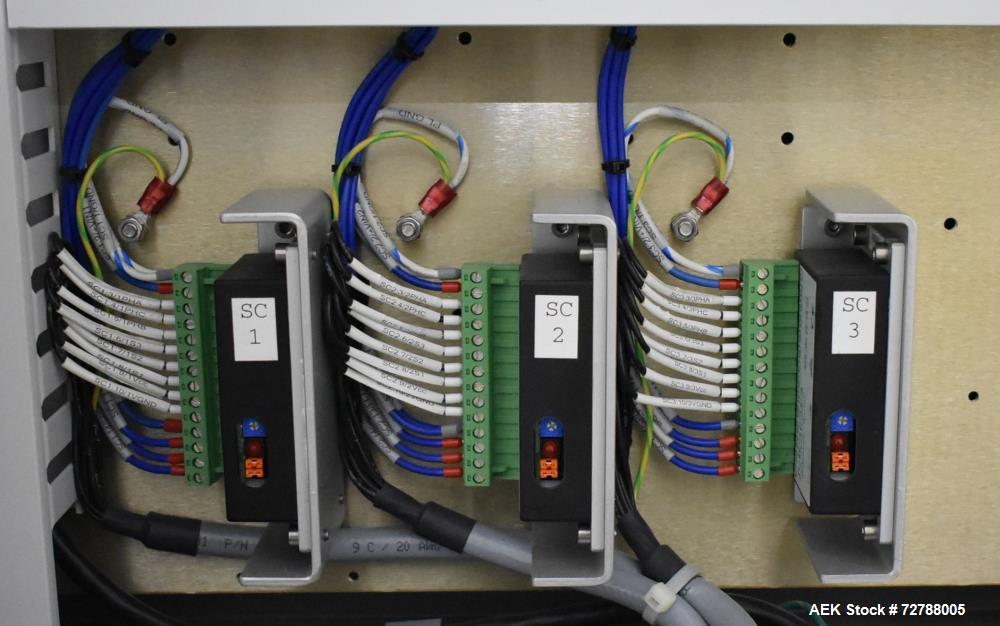Used Mettler-Toledo Safeline Hi-Speed Model XE Combination Metal Detector and Checkweigher. Capable of speeds up to 500 packages per minute. Capable of weighing product up to 7kg. Approximate 7-3/4" ...