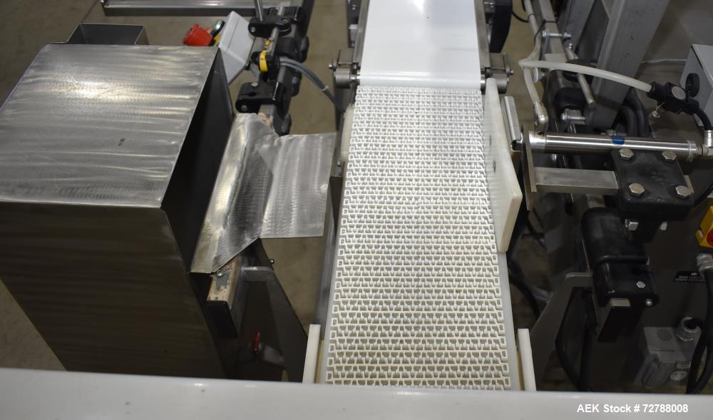 Used Mettler-Toledo Safeline Hi-Speed Model XE Combination Metal Detector and Checkweigher. Capable of speeds up to 500 packages per minute. Capable of weighing product up to 7kg. Approximate 7-3/4" ...