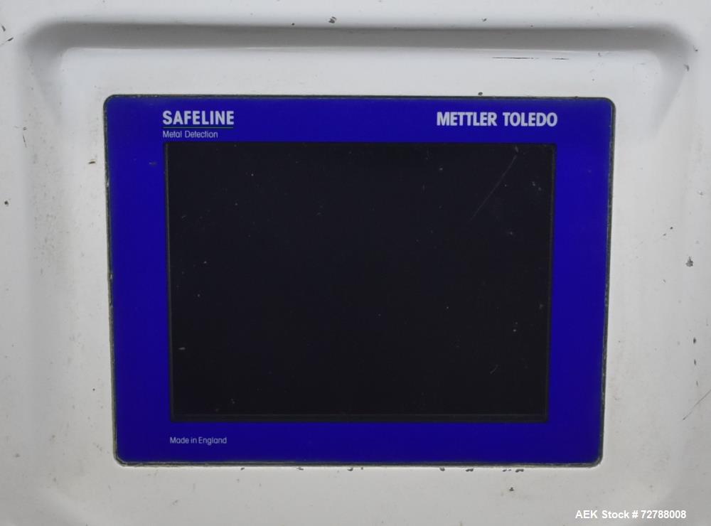 Used Mettler-Toledo Safeline Hi-Speed Model XE Combination Metal Detector and Checkweigher. Capable of speeds up to 500 packages per minute. Capable of weighing product up to 7kg. Approximate 7-3/4" ...