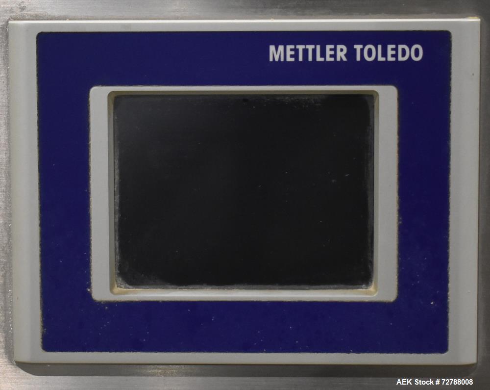 Used Mettler-Toledo Safeline Hi-Speed Model XE Combination Metal Detector and Checkweigher. Capable of speeds up to 500 packages per minute. Capable of weighing product up to 7kg. Approximate 7-3/4" ...
