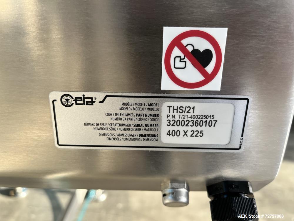 Unused- OCS/Wipotec Combination Checkweigher / Metal Detector, Model(s) THS/21 & HC-M. 3,750 Gram maximum capacity. Aperature dimensions 400mm x 225mm. Stainless steel construction.