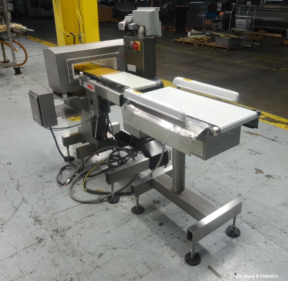 Used- SAFELINE - Ishida Combination Metal Detector Checkweigher