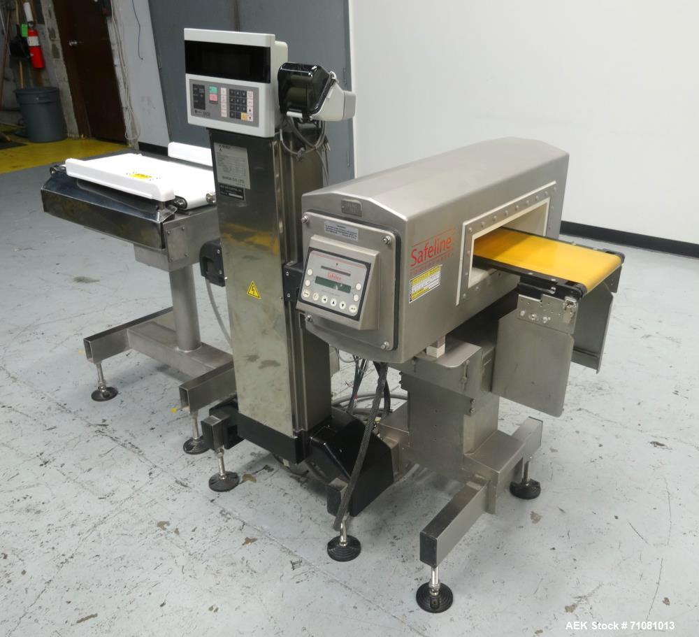 Used SAFELINE - Ishida Combination Metal Detector Checkweigher