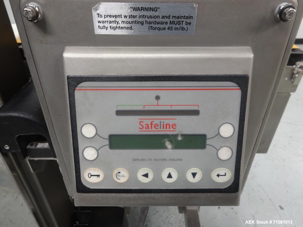 Used- SAFELINE - Ishida Combination Metal Detector Checkweigher