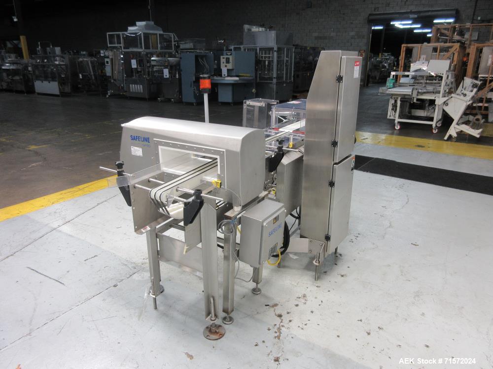 Used- Safeline R Series Power Phase Pro Metal Detector and Icore Checkweigher