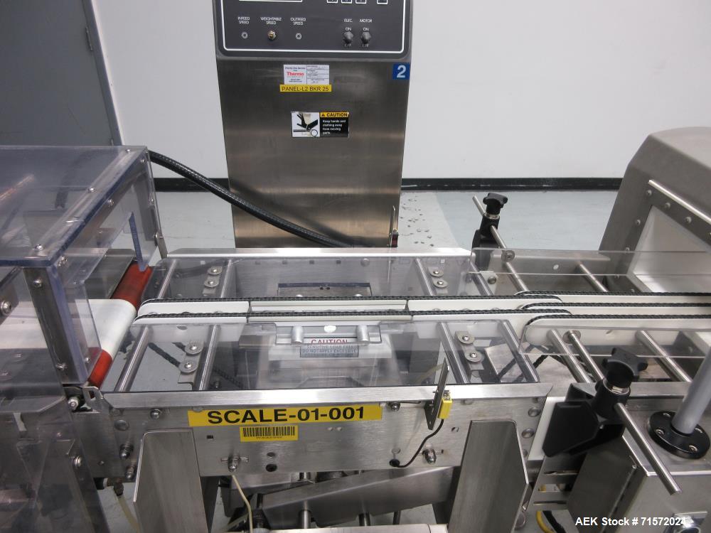 Used- Safeline R Series Power Phase Pro Metal Detector and Icore Checkweigher
