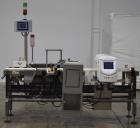 Used Mettler-Toledo Safeline Hi-Speed Model XE Combination Metal Detector and Checkweigher. Capable of speeds up to 500 packages per minute. Capable of weighing product up to 7kg. Approximate 7-3/4