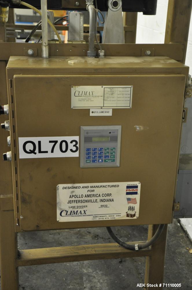 Used Climax Lane Diverter, Model LD.  1 Quart plastic container, A and B.  Manufactured 1998.