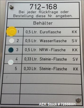 Used-Krones Bottle Inspection Unit