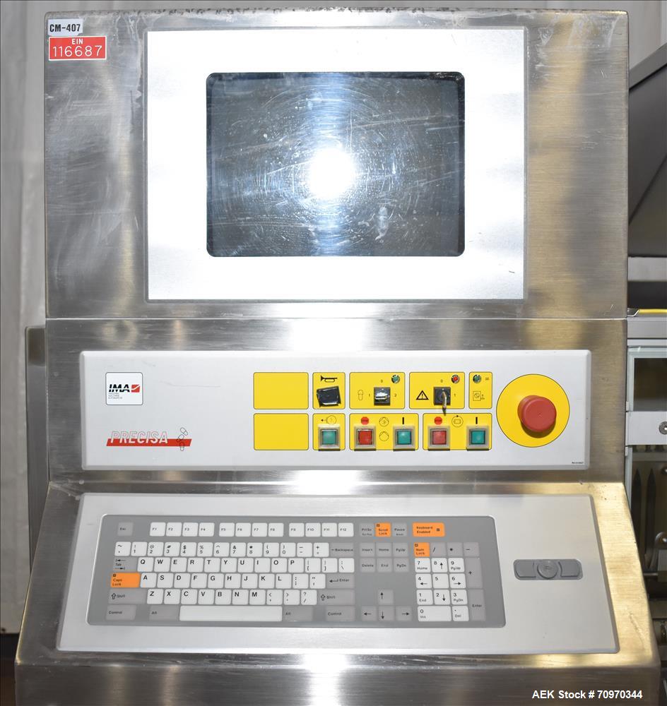 Used- IMA Checkweigher-Tablet Capsule, Model Precisa 120, Tooled for #4 capsule.