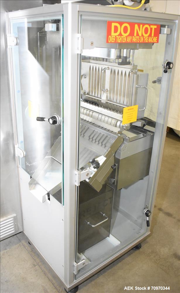 Used- IMA Checkweigher-Tablet Capsule, Model Precisa 120, Tooled for #4 capsule.