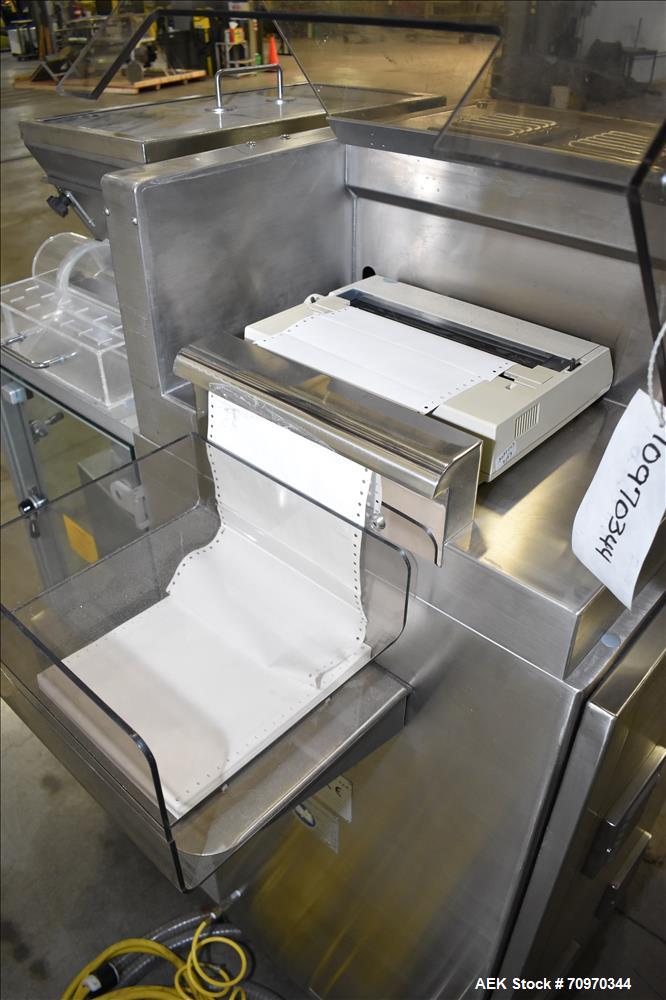 Used- IMA Checkweigher-Tablet Capsule, Model Precisa 120, Tooled for #4 capsule.