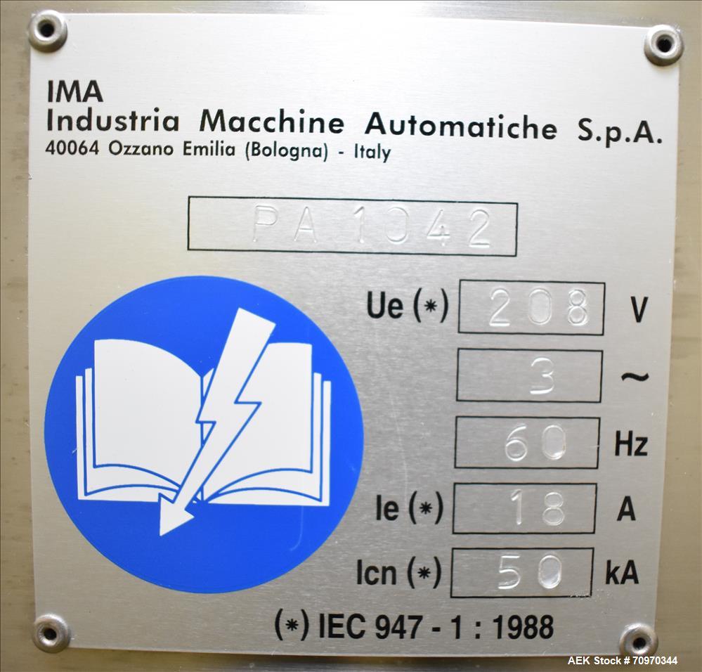 Used- IMA Checkweigher-Tablet Capsule, Model Precisa 120, Tooled for #4 capsule.