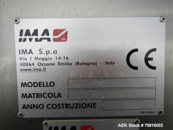Used IMA Precisa 18 Tablet/Capsule Checkweigher