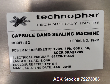 Used- Technophar Bench-Top Capsule Band Sealing Machine