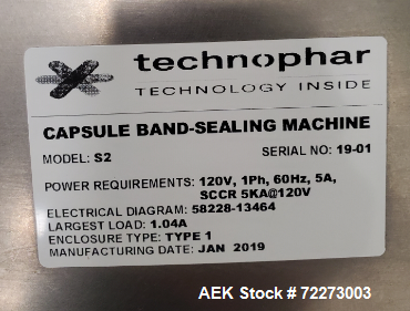 Used Technophar Bench-Top Capsule Band Sealing Machine