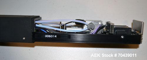Unused- Domino Model A300 Ink Jet Coder. Includes a print head. 316 Stainless Steel construction. Machine has flexible applications with up to 4 lines in a variety of print formats.