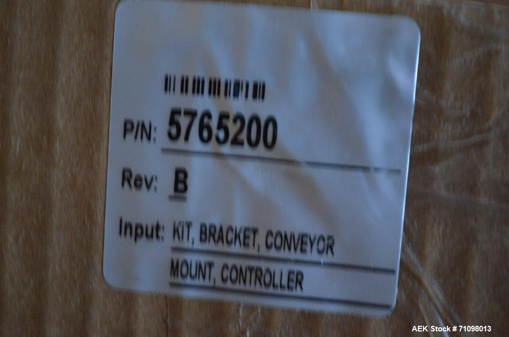 Unused- Foxjet Model 2464238 Stainless Steel Ink Jet Coder Print Head with Foxjet Marksman Duo Push Button Controller with Full Alpha Numeric Keypad. Conveyor  Mount Kits, Pro Series AC STII Type Ink...