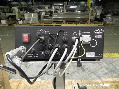 Used Wolke M600 Case Printer with Bar Code Scanner