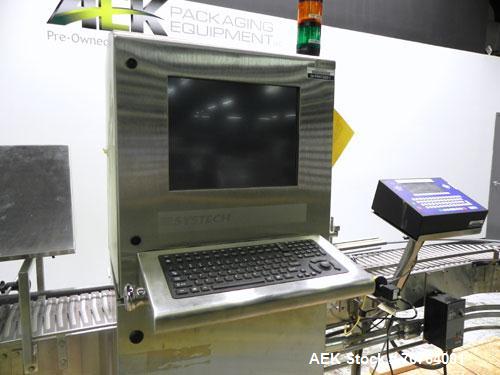 Used Wolke M600 Case Printer with Bar Code Scanner