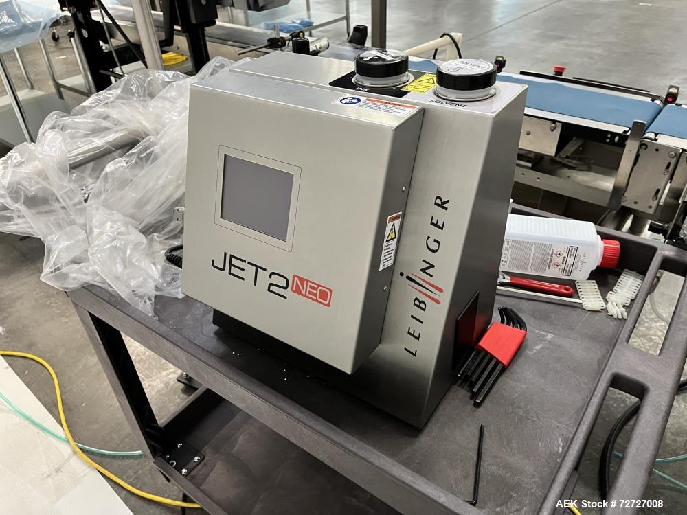 Unused- Leibinger Ink Jet Coder, Model NEO Jet 2. Closed loop ink feed system. Print up to 2,666 characters. Nozzle size 70um.
