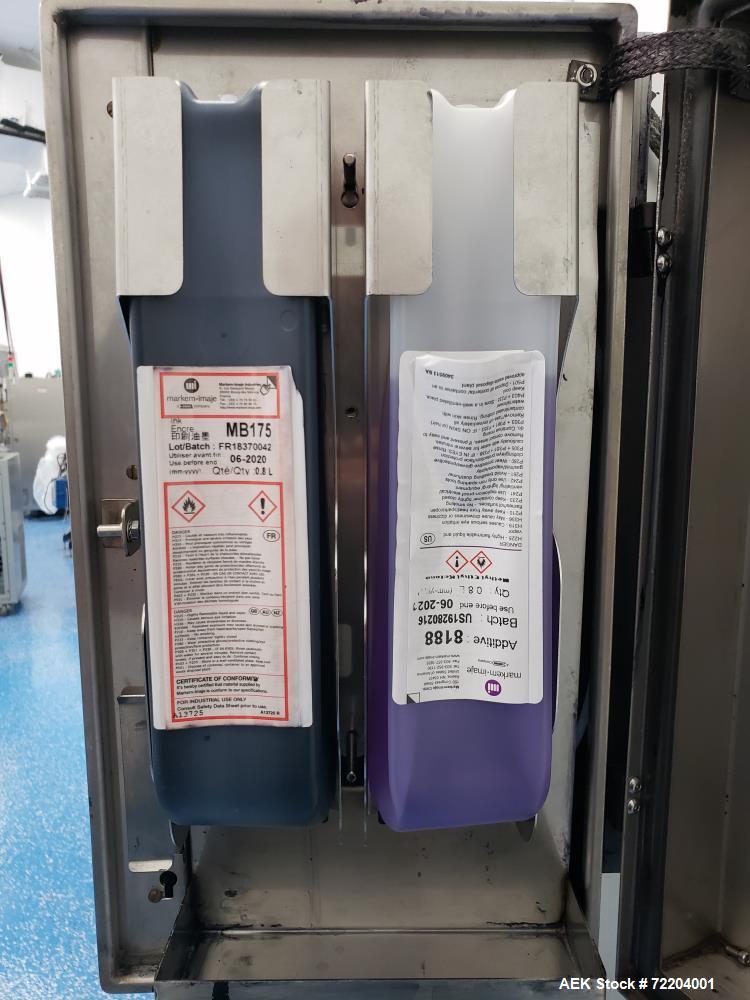 Used Markem-Imaje SAS Coder, Model 9020. On stand. built 2009